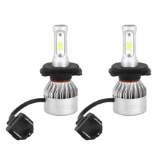 LIGHT BULB - LED H4 12V - P43t foot - 8000 LUMENS 6500K With aluminium cooling fan (HEADLIGHT). (SOLD PER 2 ).  -SELECTION P2R-