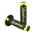 GRIP- DOMINO ORIGINAL- OFF ROAD A260 Black/Yellow FLUO CLOSED END 120mm (PAIR)