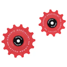GALET DERAILLEUR VTT TRIPEAK 12-14 DENTS G5 CERAMIQUE 12/11V. SRAM EAGLE / EAGLE AXS ROUGE (BLISTER DE 2)