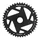 CHAINRING FOR EBIKE- DIRECT MOUNT 44 Teeth. Single- BLACK AMUMINIUM 7075 STRONGLIGHT (for BOSCH 4th GENERATION)  NARROW WIDE TECHDE