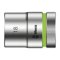 WERA 8790 HMC ZYKLOP SOCKET 1/2 Ø 18 mm (Sold per unit)  -German tools for workshop.