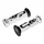 REVETEMENT POIGNEE REPLAY SCOOT FLAMING BLANC/NOIR - CLOSED END (PAIRE)