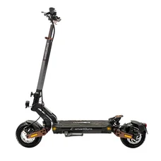 TROTTINETTE/SCOOTER ELECTRIQUE SMARTGYRO RYDER ROUES 10 POUCES MOTEUR 48V 1000W BATTERIE LITHIUM 48V 17,5Ah AUTONOMIE JUSQU'A 75km SUSPENSION AV/AR FREIN DISQUE AV/AR NOIR/MARRON (PLIABLE)