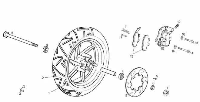 Roue Av.