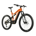 VELO ELECTRIQUE/VAE VTT 29 LEADER FOX ARGUS TOUT SUSPENDU HOMME ORANGE MAT 12V MOTEUR CENTRAL PANASONIC GX ULTIMATE 36V 90Nm BATTERIE 20Ah (CADRE 19,5" - H50cm - L - ADULTE DE 178cm à 185cm)