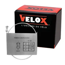 BRAKE CABLE - FOR MTB CANTILEVER VELOX GALVA  15/10  0,50M  (25 CABLES IN BOX)