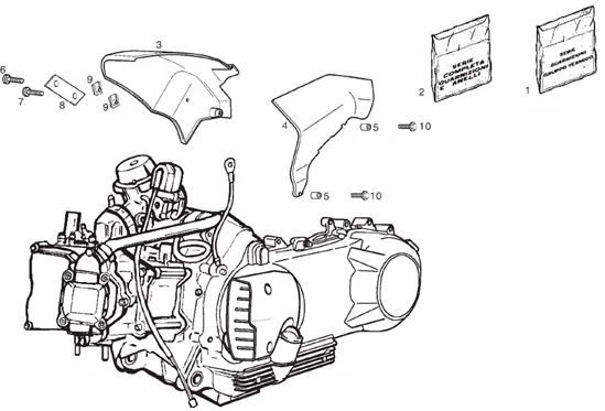 couvercles carter moteur