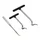 OUTIL POUR ENLEVER JOINTS, TUYAUX, FLEXIBLES  (115 / 150 / 165mm) (JEU DE 3 OUTILS)  -BUZZETTI-  (4943)