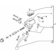 Pieces composant le guidon 