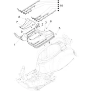 Protection centrale - Repose-pieds