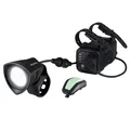 ECLAIRAGE VELO A BATTERIE AVANT SIGMA BUSTER 2000 LUMEN VISIBILITE 200M (AUTONOMIE 2.5H à 20H) BATTERIE EXTERNE RECHARGE USB - FIXATION CINTRE/CASQUE AVEC BOUTON CONTROLE