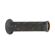 GRIP- PROGRIP ON ROAD 717 DUAL DENSITY BLACK/ORANGE 122mm OPEN END (PAIR) (ROAD BIKE)