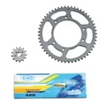 CHAIN AND SPROCKET KIT FOR DERBI 50 SENDA 2000>2001  420  13X53 (BORE Ø 105mm) (OEM SPECIFICATION)  -SELECTION P2R-