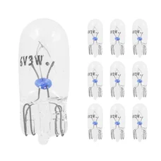 LIGHT BULB  6V  3W STANDART W3W FOOT W2,1x9,5D WEDGE CLEAR (DASHBOARD LIGHT +TURN LIGHT)  (SOLD PER 10)  -FLOSSER-