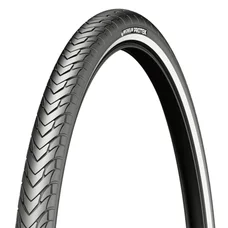 TYRE FOR URBAN/TREKKING BIKE-  700 X 28 MICHELIN PROTEK BLACK RIGID (28-622) REFLECTIVE