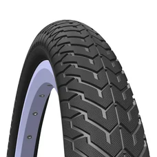 TYRE FOR BMX - 20 x 2.25 MITAS ZIRRA FRONT BLACK - RIGID - (57-406)