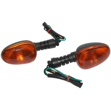 CLIGNOTANT SCOOT ADAPTABLE MALAGUTI 50 F10 2003> AR ORANGE/NOIR (PAIRE) **  -SELECTION P2R-