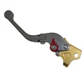 BRAKE LEVER FOR SCOOT REPLAY RACE FOR MBK 50 BOOSTER 2004>/YAMAHA 50 BWS 2004> GOLDEN/GREY- RIGHT- CNC-FOLDABLE