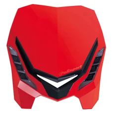 HEADLIGHT FAIRING FOR MOTORBIKE - POLISPORT E-BLAZE - Honda red/black (LEDS)