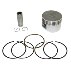 PISTON FOR MAXISCOOTER  SCOOTER 125CC CHINESE 4 STROKE - GY6 152QMI (Ø 52)  -SELECTION P2R-