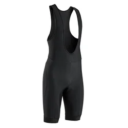 ADULT BIB SHORTS - GIST PANTS - TRIPLE DENSITY PADS - BLACK L -5510