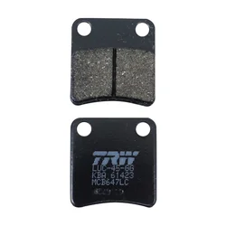 BRAKE PADS - TRW FOR  PEUGEOT 50 TWEET 2014> Front  / DAELIM 50 E-FIVE 2003> Front , 50 S-FIVE 2006> Front  / CAGIVA 125 WR 1993> Rear   (MCB647 LC)