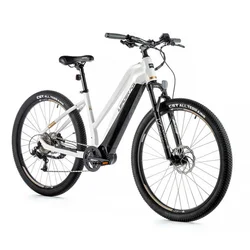 VELO ELECTRIQUE/VAE VTT 29 LEADER FOX SWAN FEMME BLANC 9V MOTEUR CENTRAL BAFANG M300 36V 80Nm BATTERIE 15Ah (20'' - H52cm - TAILLE L - POUR ADULTE DE 178cm à 185cm)