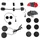 KIT MONTAGE ET AUDIO OHMI D9 (BASE METAL, ECOUTEURS, MICRO SIMPLE, MICRO PERCHE, FIXATIONS VELCRO)
