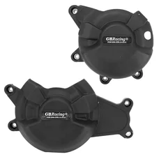 ENGINE COVERS PROTECTION SET (PARTIALLY) FOR YAMAHA 700 MT-07, XSR 2014>2021 ALU CNC BLACK (PAIR)  -AVOC-