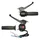 POIGNEE DE GAZ/FREIN CYCLO ADAPTABLE MBK 50 NOUVEAU MODELE NOIR (PAIRE)  -P2R-