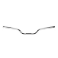 HANDLEBAR FOR ROAD BIKE - DOMINO Steel Ø 22 mm CHROME WITHOUT CROSSBAR (LONG 721 mm; Height 107 mm)