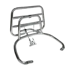 PORTE BAGAGE ARRIERE ORIGINE PIAGGIO 50-125 VESPA PRIMAVERA, SPRINT CHROME  -1B000789-