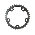 CHAINRING FOR ROAD BIKE- 5 Arms- 36T.Ø 110  -INNER- ALUMINIUM SILVER- 7075 TA ZEPHYR    (SHIMANO TYPE) 9/10Speed.