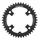 CHAINRING FOR GRAVEL BIKE - 4 Arms Ø123 FOR CAMPAGNOLO EKAR STRONGLIGHT CT2 Single 42 teeth BLACK 13 Speed.