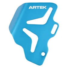 REAR BRAKE CYLINDER PROTECTION PLATE 50 WITH ARTEK UNIVERSAL BOX 40-50 mm CNC ALU BLUE