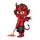 AUTOCOLLANT/STICKER LETHAL THREAT LIL DEVIL (60x80mm)