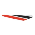 AUTOCOLLANT/STICKER/DECOR GARDE BOUE ARRIERE DROIT ORIGINE PIAGGIO 50 GILERA SMT/RCR 2018> BLANC/ROUGE/NOIR  2H002138-