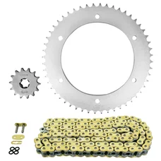 KIT CHAINE ADAPTABLE HYOSUNG 125 COMET GT R 2003>2015  428  14x52  (DIAM COURONNE 142/164/8.5)  (DEMULTIPLICATION ORIGINE)  -AFAM-
