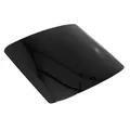 FRONT ENGINE COVER (TRAPDOOR) FOR SCOOT MBK 50 BOOSTER 1999>2003/YAMAHA 50 BWS 1999>2003 -BLACK- GLOSS