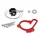 POMPE A EAU 50 A BOITE STAGE 6 POUR DERBI 50 SENDA 2006> EURO 3, 4 ALU CNC ROUGE (GROS DEBIT)