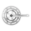 PEDALIER ROUTE STRONGLIGHT 9/10V. IMPACT ARGENT 170mm 52-42-30 COMPATIBLE 8/9V. (AXE CARRE 115mm)