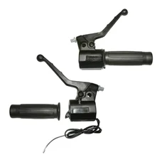 BRAKE HANDLE FOR MOPED PEUGEOT 103 MVL/SP NEW MODEL - THROTTLE HANDLE+BRAKE LEVERS+DECOMPRESSOR LEVER+CHOKE LEVER  (PAIR)  -SELECTION P2R-