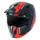 CASQUE TRIAL MT STREETFIGHTER SV TWIN NOIR/ROUGE MAT   S  SIMPLE ECRAN DARK TRANSFORMABLE AVEC MENTONNIERE AMOVIBLE (LIVRE AVEC UN ECRAN SUPPLEMENTAIRE MIROIR)