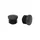 HANDLEBAR END PLUG - BLACK (PAIR ON CARD)