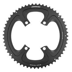 PLATEAU ROUTE 4BRA D.110 POUR SHIMANO 105 R7100 STRONGLIGHT 56DTS EXTERIEUR NOIR ALU 12V. POUR INTERIEUR 44DTS