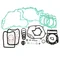 COMPLETE ENGINE GASKET SET "PIAGGIO GENUINE PART" 500 X9/GILERA 500 NEXUS/APRILIA 500 ATLANTIC  -497091-