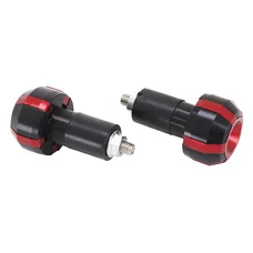 EMBOUT DE GUIDON REPLAY ROLLER NOIR/ROUGE DIAM 17 mm (PAIRE)