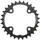 PLATEAU VTT 4BRA D.80 POUR SRAM X0-XX-X9-X7 STRONGLIGHT DOUBLE 29DTS INTERIEUR NOIR CT2  10V. - EPAISSEUR 3.5mm