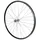 WHEEL FOR TREKKING BIKE- 700X35 FRONT P2R -ALUMINIUM BLACK DOUBLE-WALLED - ALUMINIUM HUB - SOLID SPINDLE
