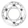 DISQUE DE FREIN ADAPTABLE HUSQVARNA FE 350-450-501 2014>2024 AV / KTM 125 SX 1996>2024, 250 EXC-F 2006>2024, EXC-F 450 2017>2024 AV (EXT 270mm - INT 127.10mm - 6 TROUS)  (DF5114AF)  -NEWFREN-